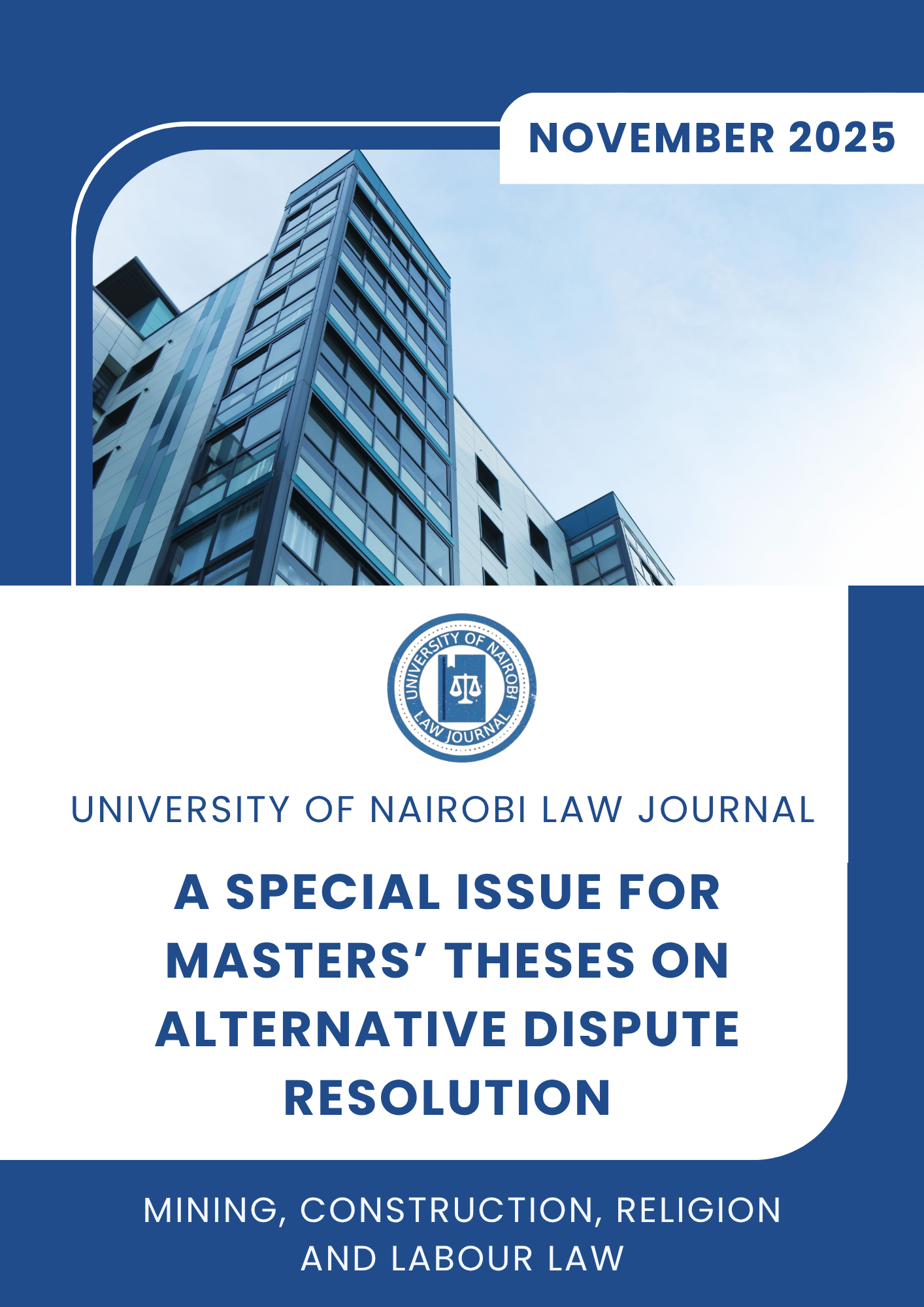 A cover image for a masters' theses special issue